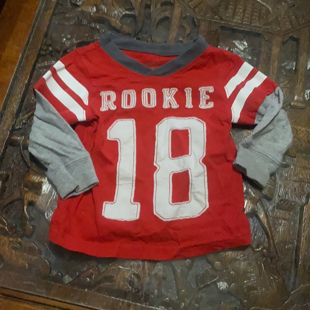 Rookie jersey long sleeve t shirt